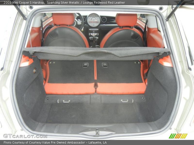 Sparkling Silver Metallic / Lounge Redwood Red Leather 2009 Mini Cooper S Hardtop