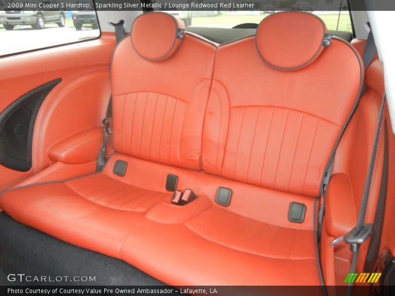  2009 Cooper S Hardtop Lounge Redwood Red Leather Interior