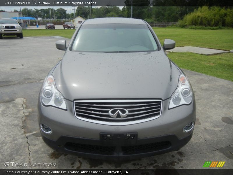 Platinum Graphite / Stone 2010 Infiniti EX 35 Journey