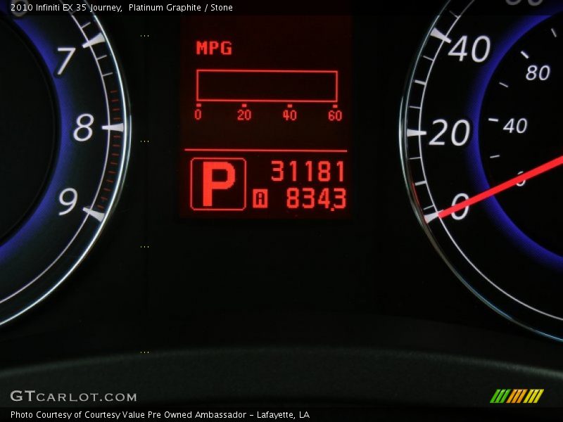 Platinum Graphite / Stone 2010 Infiniti EX 35 Journey