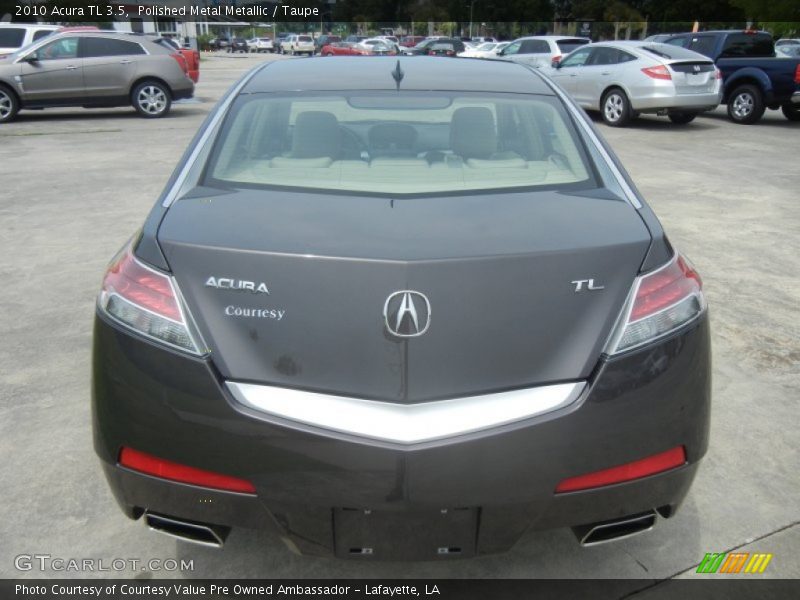 Polished Metal Metallic / Taupe 2010 Acura TL 3.5