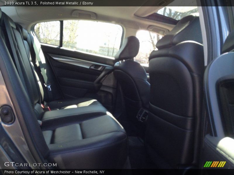 Polished Metal Metallic / Ebony 2010 Acura TL 3.5