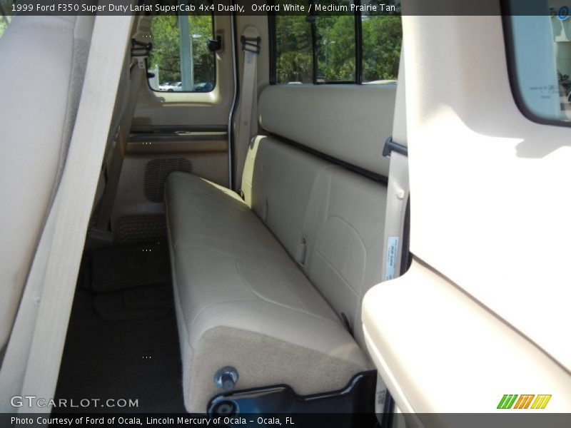 Oxford White / Medium Prairie Tan 1999 Ford F350 Super Duty Lariat SuperCab 4x4 Dually