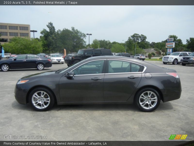Polished Metal Metallic / Taupe 2010 Acura TL 3.5