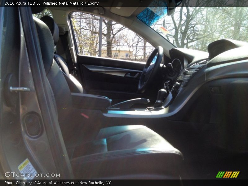 Polished Metal Metallic / Ebony 2010 Acura TL 3.5
