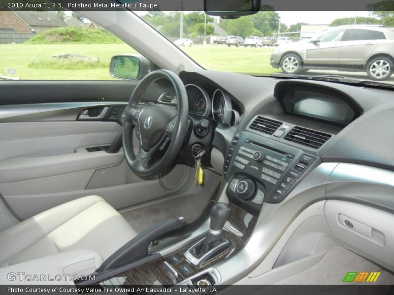 Polished Metal Metallic / Taupe 2010 Acura TL 3.5
