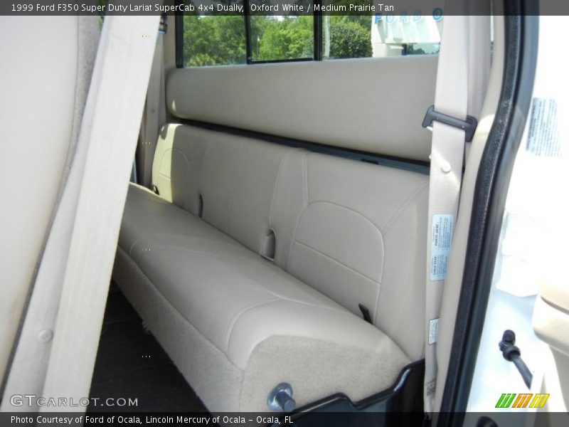 Oxford White / Medium Prairie Tan 1999 Ford F350 Super Duty Lariat SuperCab 4x4 Dually