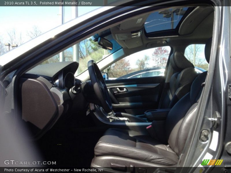 Polished Metal Metallic / Ebony 2010 Acura TL 3.5