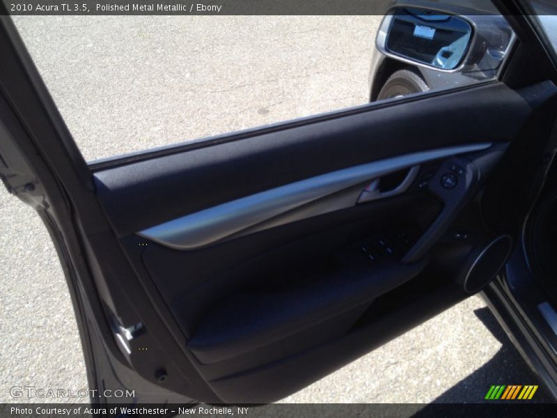 Polished Metal Metallic / Ebony 2010 Acura TL 3.5