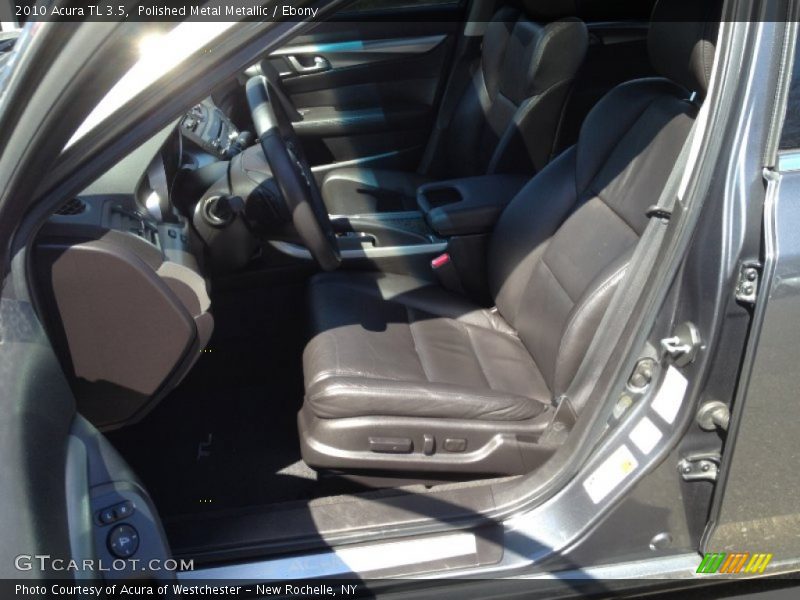 Polished Metal Metallic / Ebony 2010 Acura TL 3.5