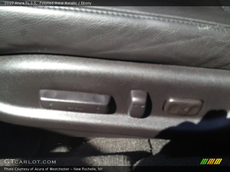 Polished Metal Metallic / Ebony 2010 Acura TL 3.5