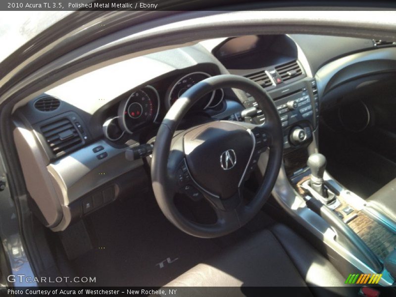 Polished Metal Metallic / Ebony 2010 Acura TL 3.5