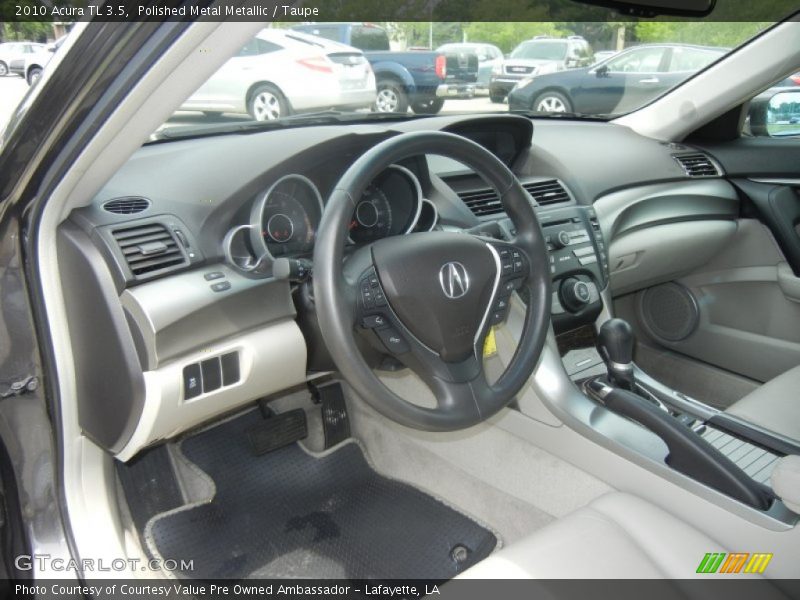 Polished Metal Metallic / Taupe 2010 Acura TL 3.5