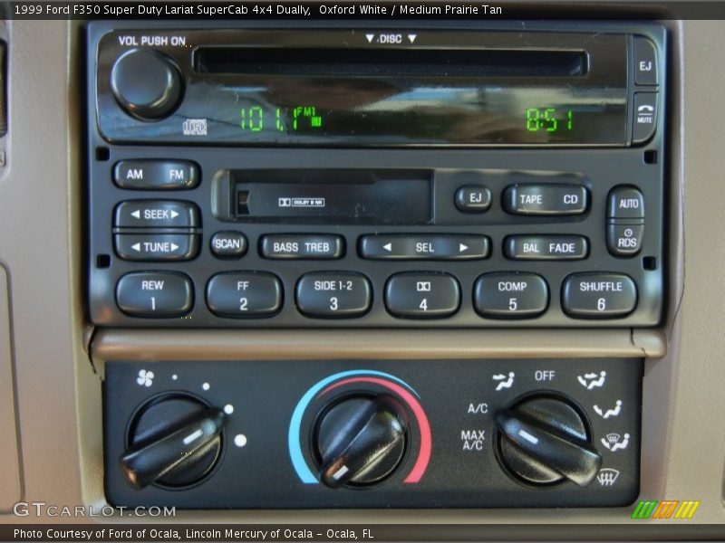 Oxford White / Medium Prairie Tan 1999 Ford F350 Super Duty Lariat SuperCab 4x4 Dually