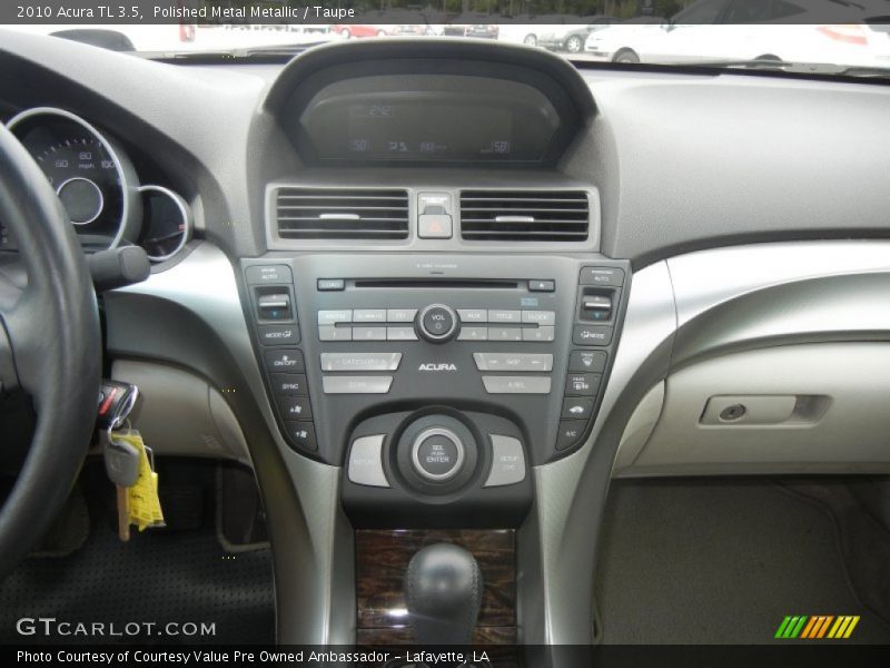 Polished Metal Metallic / Taupe 2010 Acura TL 3.5