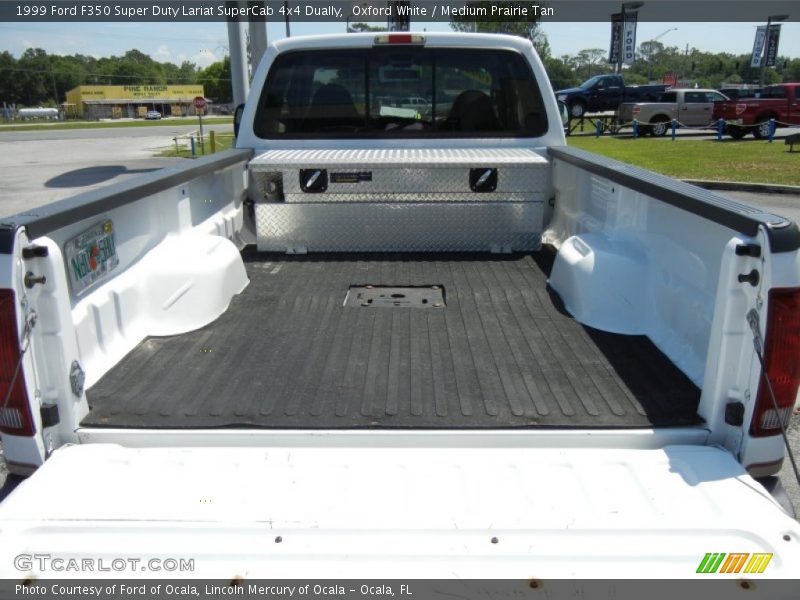 Oxford White / Medium Prairie Tan 1999 Ford F350 Super Duty Lariat SuperCab 4x4 Dually