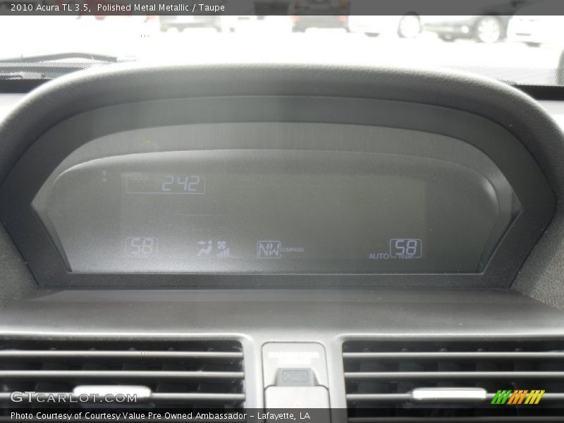 Polished Metal Metallic / Taupe 2010 Acura TL 3.5