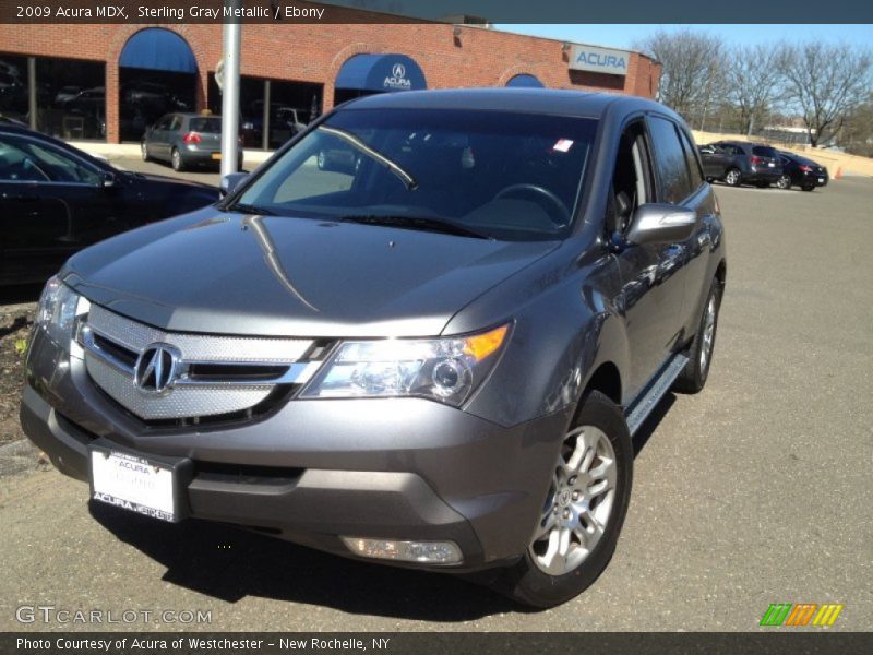 Sterling Gray Metallic / Ebony 2009 Acura MDX