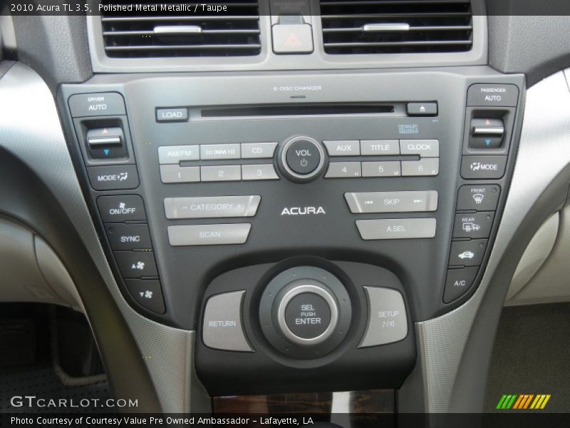 Polished Metal Metallic / Taupe 2010 Acura TL 3.5