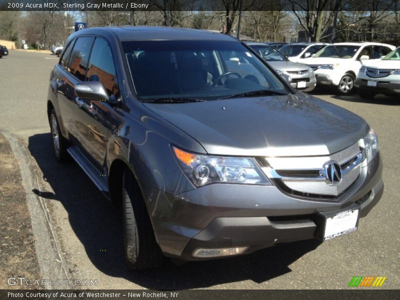 Sterling Gray Metallic / Ebony 2009 Acura MDX