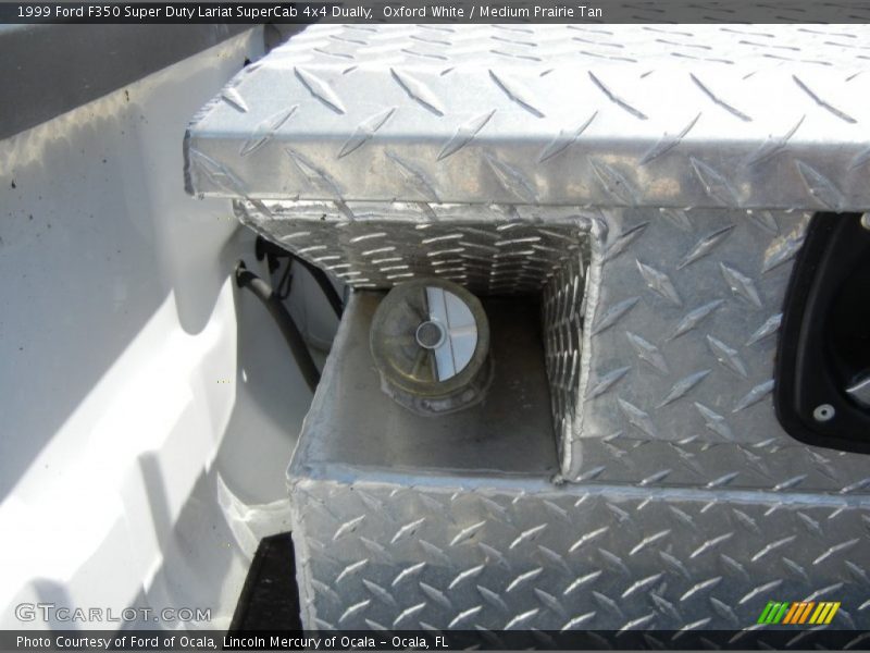 Oxford White / Medium Prairie Tan 1999 Ford F350 Super Duty Lariat SuperCab 4x4 Dually