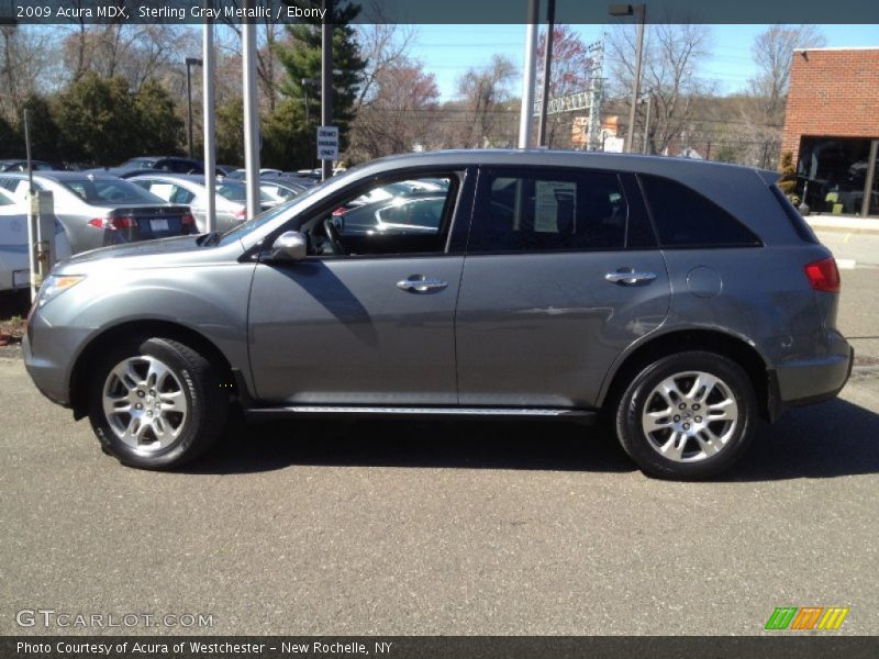 Sterling Gray Metallic / Ebony 2009 Acura MDX