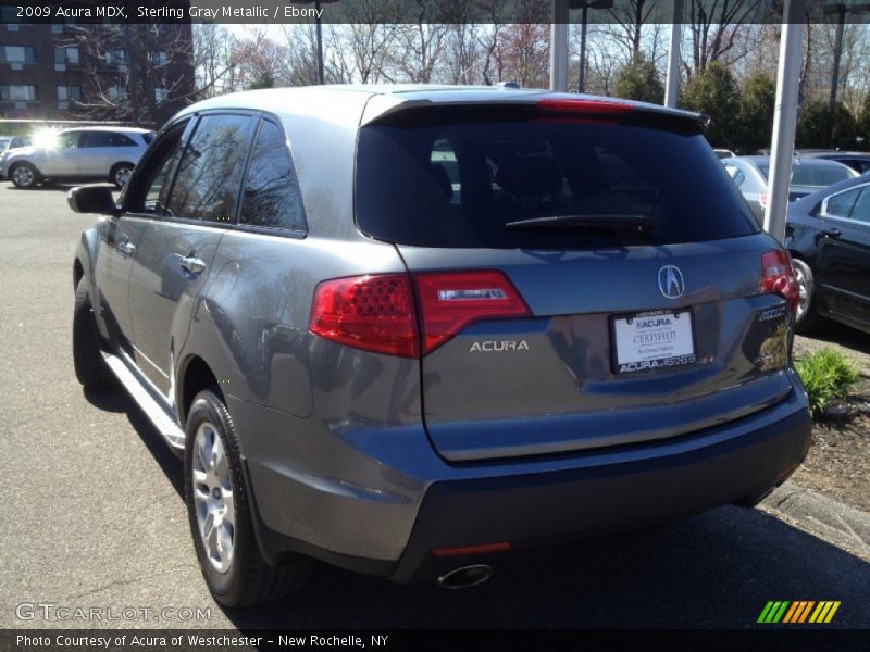 Sterling Gray Metallic / Ebony 2009 Acura MDX