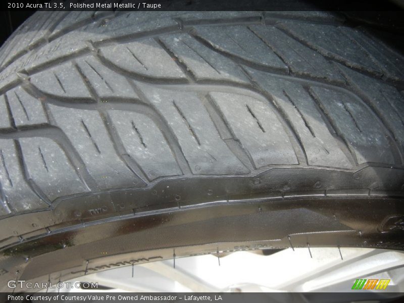 Polished Metal Metallic / Taupe 2010 Acura TL 3.5