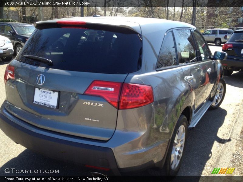 Sterling Gray Metallic / Ebony 2009 Acura MDX