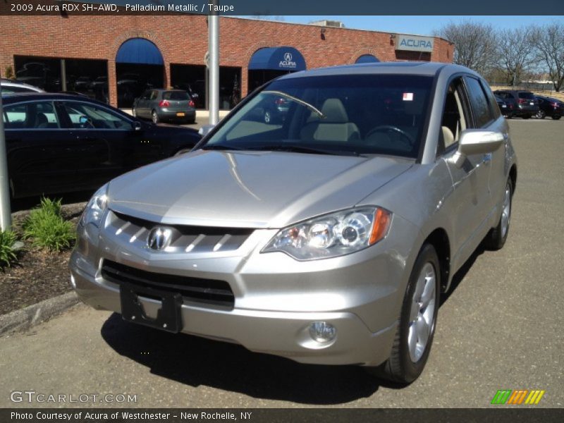 Palladium Metallic / Taupe 2009 Acura RDX SH-AWD