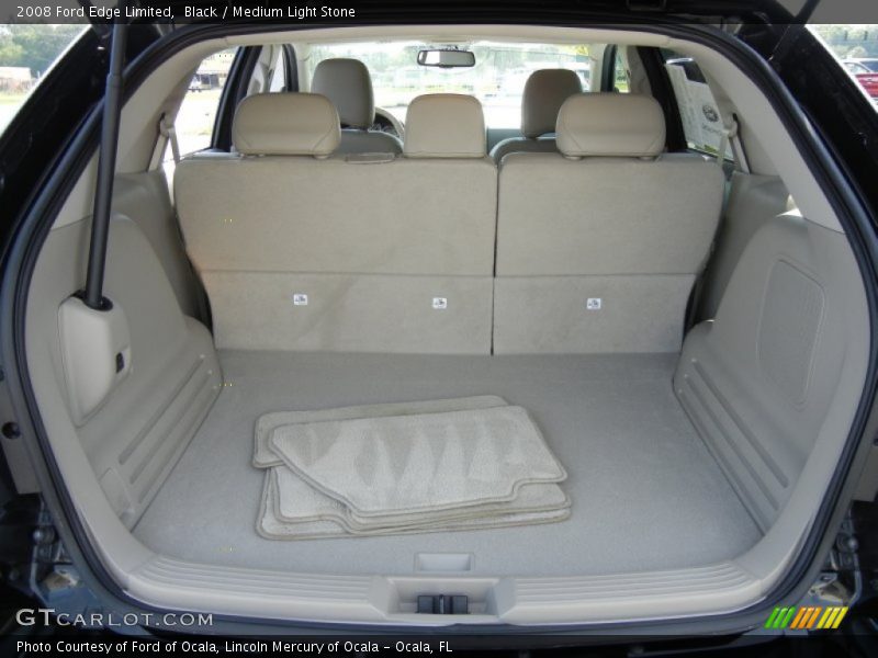 Black / Medium Light Stone 2008 Ford Edge Limited