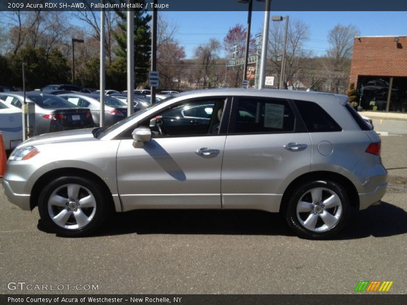 Palladium Metallic / Taupe 2009 Acura RDX SH-AWD