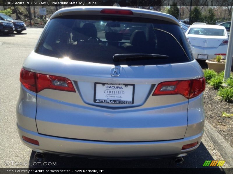 Palladium Metallic / Taupe 2009 Acura RDX SH-AWD