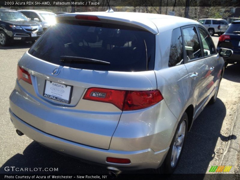 Palladium Metallic / Taupe 2009 Acura RDX SH-AWD