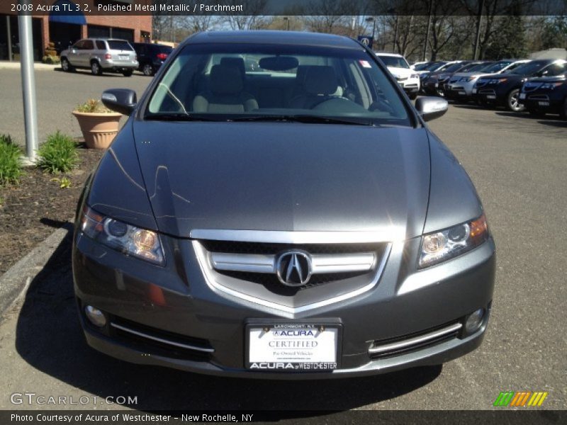 Polished Metal Metallic / Parchment 2008 Acura TL 3.2