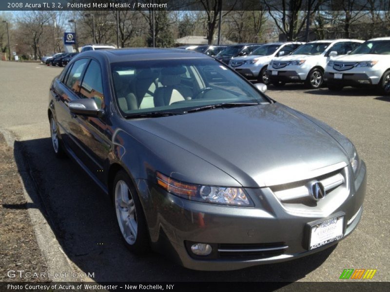 Polished Metal Metallic / Parchment 2008 Acura TL 3.2