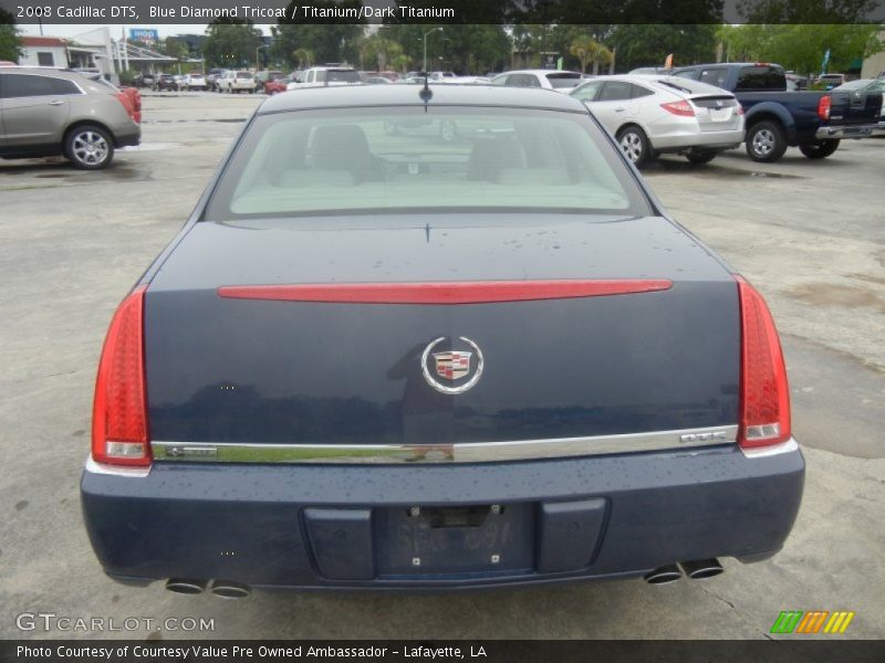 Blue Diamond Tricoat / Titanium/Dark Titanium 2008 Cadillac DTS