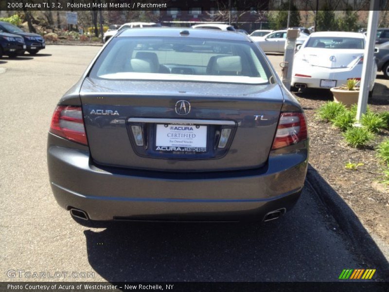 Polished Metal Metallic / Parchment 2008 Acura TL 3.2