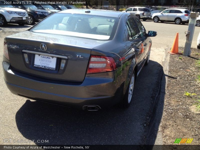 Polished Metal Metallic / Parchment 2008 Acura TL 3.2