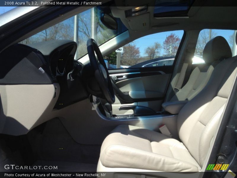Polished Metal Metallic / Parchment 2008 Acura TL 3.2