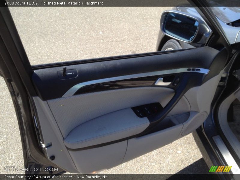 Polished Metal Metallic / Parchment 2008 Acura TL 3.2