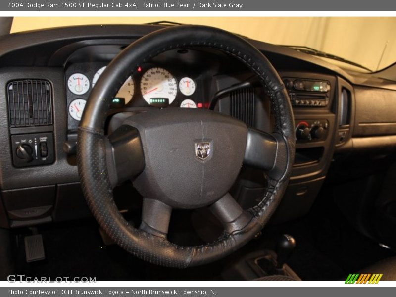 Patriot Blue Pearl / Dark Slate Gray 2004 Dodge Ram 1500 ST Regular Cab 4x4