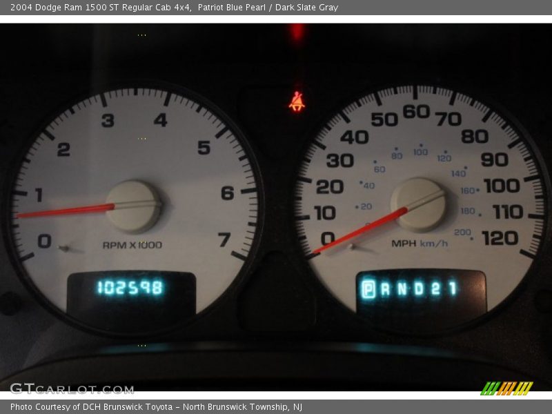 Patriot Blue Pearl / Dark Slate Gray 2004 Dodge Ram 1500 ST Regular Cab 4x4