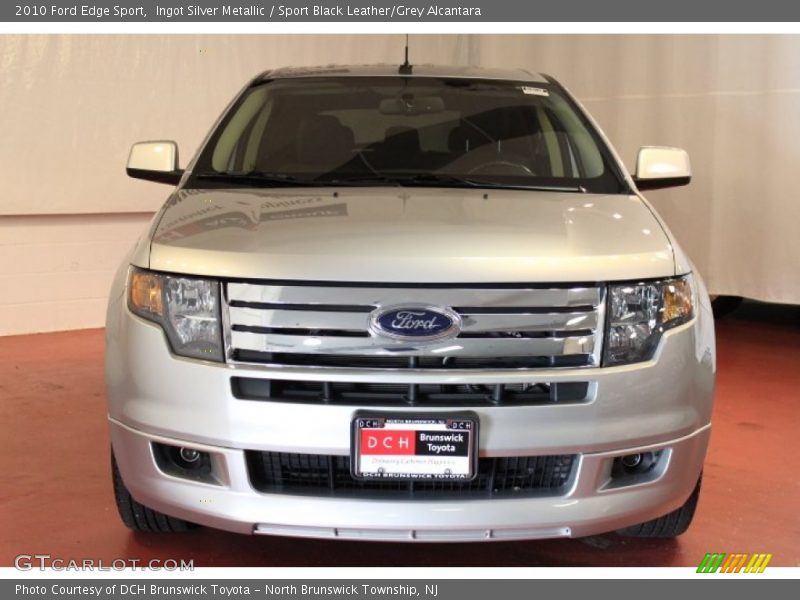 Ingot Silver Metallic / Sport Black Leather/Grey Alcantara 2010 Ford Edge Sport