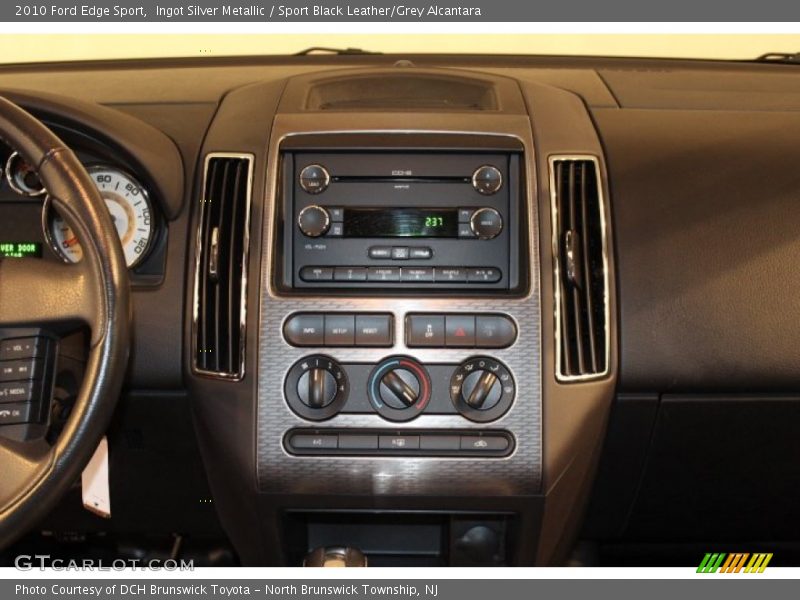 Ingot Silver Metallic / Sport Black Leather/Grey Alcantara 2010 Ford Edge Sport