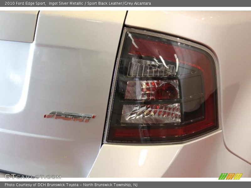 Ingot Silver Metallic / Sport Black Leather/Grey Alcantara 2010 Ford Edge Sport