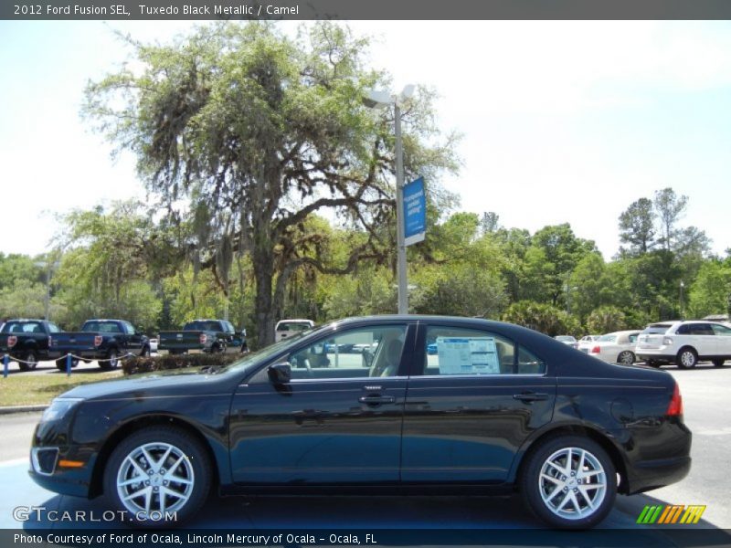 Tuxedo Black Metallic / Camel 2012 Ford Fusion SEL