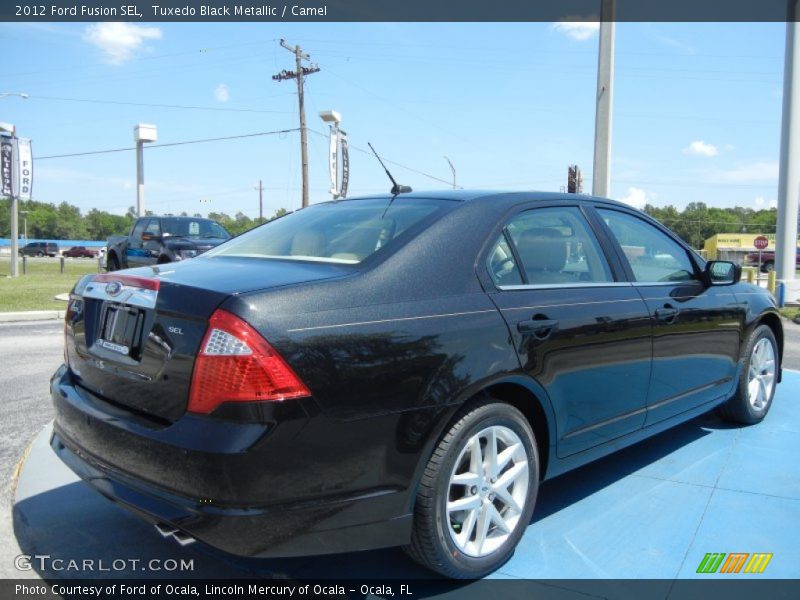 Tuxedo Black Metallic / Camel 2012 Ford Fusion SEL