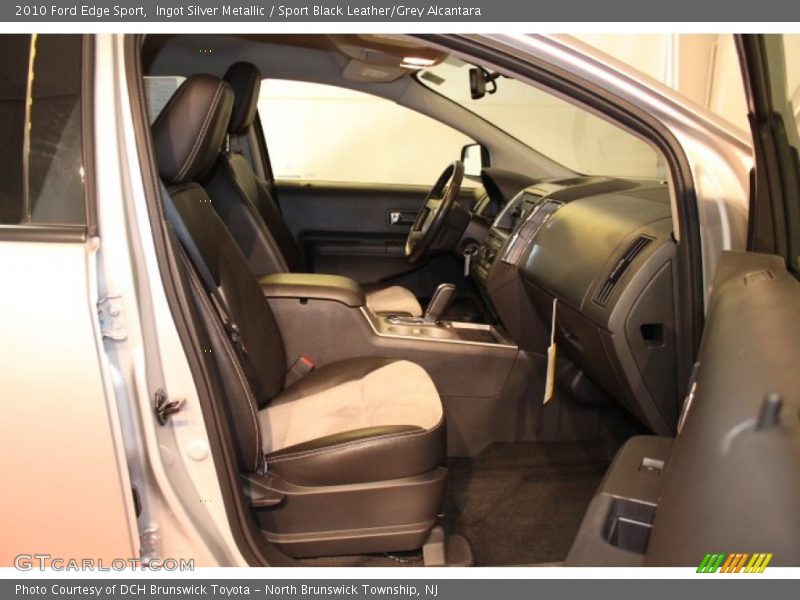 Ingot Silver Metallic / Sport Black Leather/Grey Alcantara 2010 Ford Edge Sport