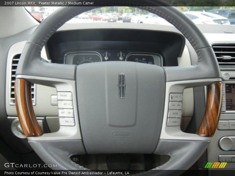 Pewter Metallic / Medium Camel 2007 Lincoln MKX